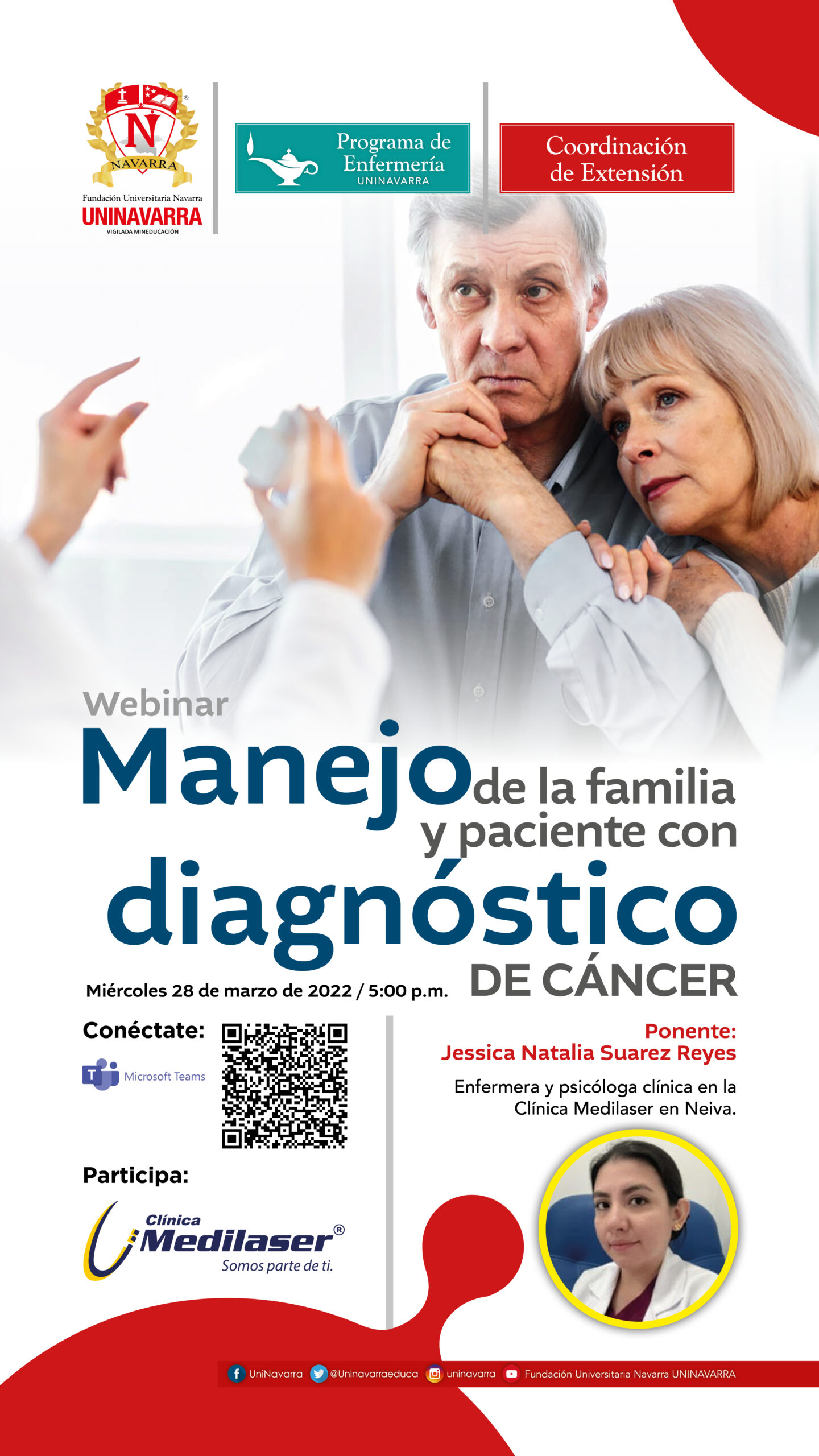 Webinar Manejo de la Familia y Paciente con Diagnóstico de Cáncer