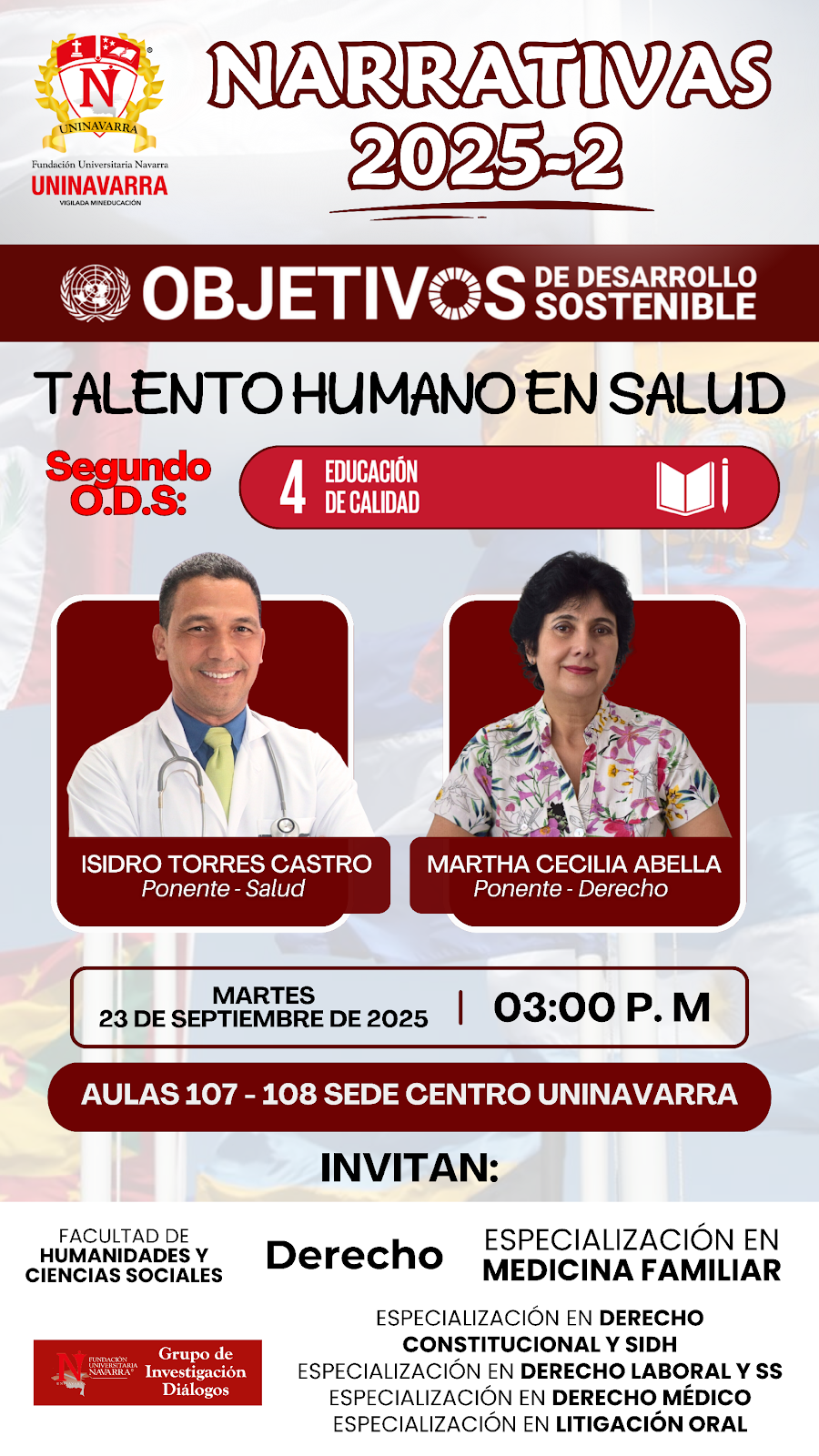 NARRATIVAS 2025-2. Segundo O.D.S. 4: Educación de Calidad