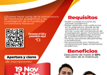 Convocatoria Monitores 2026-1