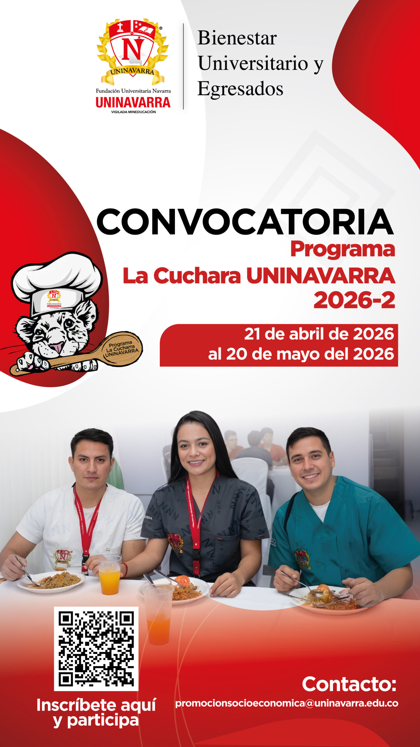 convocatoria Programa La Cuchara – Periodo 2026-2