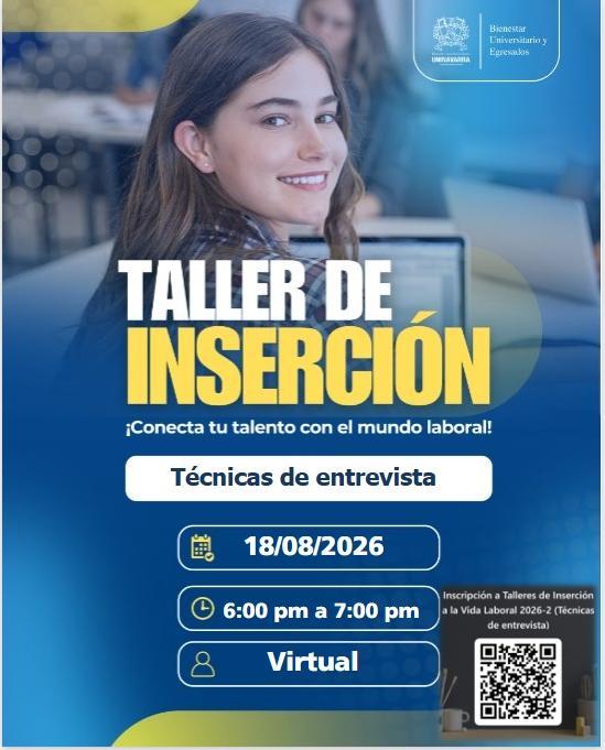 Taller de inserción !Conecta tu talento con el mundo laboral!