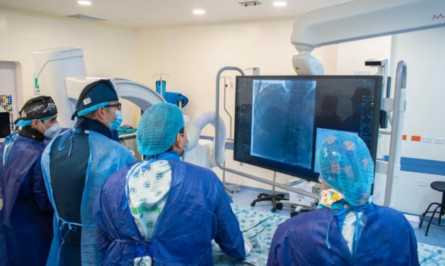 El Moncaleano realizó la primera quimioembolización hepática en la región, para tratar cáncer de hígado