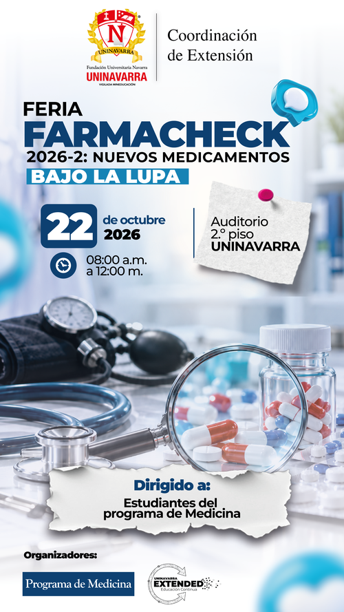 Feria Farmacheck nuevoas medicamentos bajo la lupa