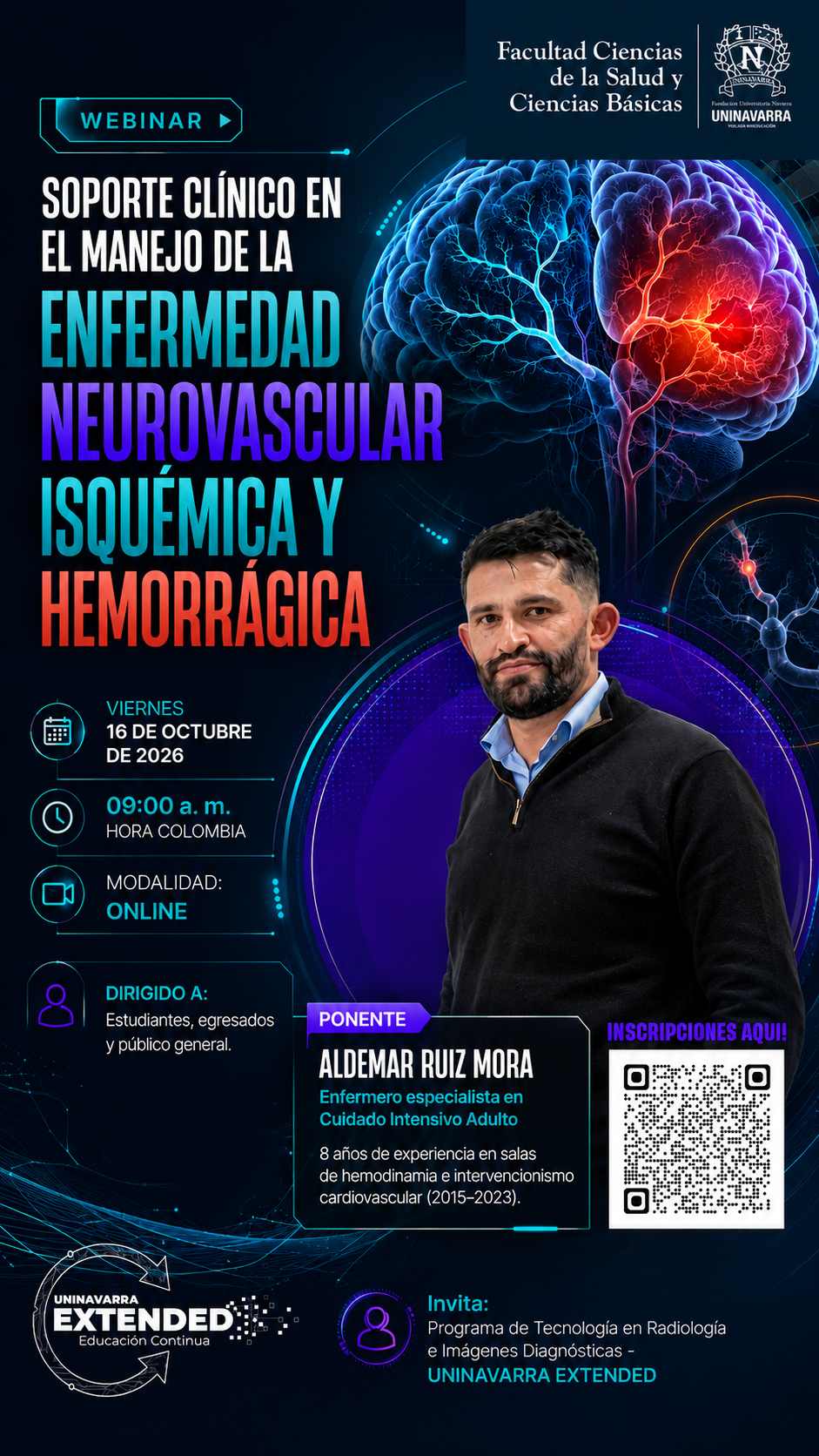 Webinar: Soporte clínico en el manejo de la enfermedad neurovascular isquémica y hemorrágica